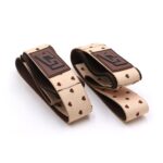 Cream Heart Lifting Straps
